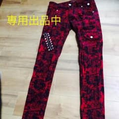 SOLD!猫八※自己紹介必読様☆) ALGONQUINS パンキッシュスキニー赤のサムネイル