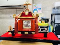 美術品】citizen シチズン 神輿型 置時計 動作品 神輿時計 装飾時計