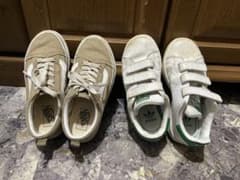 VANS オールドスクール　adidas スタンスミス　20cm 19cmのサムネイル