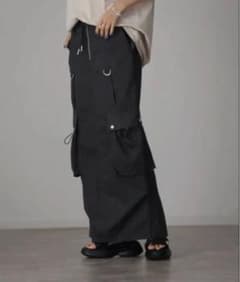 美品 Knuth Marf low rize cargo skirt ブラック - メルカリ