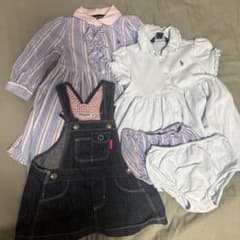 Ralph Lauren ワンピース2着　ミキハウス　ジャンパースカートのサムネイル