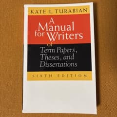 A Manual for Writers of Term Papersのサムネイル