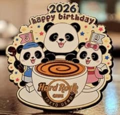 ハードロックカフェ上野店 2026 Birthday Pandas Pin - メルカリ
