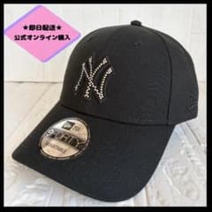 ニューエラ NEWERA 9FORTY ラインストーン ヤンキース ブラック - メルカリ