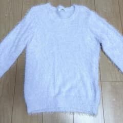 AVAIL AVANTGARDE パープルニットセーター Mのサムネイル