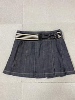 A-17BURBERRY BLUE LABEL デニム ラップスカート牛革ベルト A-17BURBERRY BLUE LABEL デニム ラップスカート牛革ベルト - メルカリ