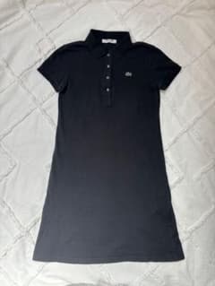 LACOSTE ブラックポロシャツ 34サイズ 半袖のサムネイル