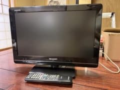 SHARP AQUOS 19インチ液晶テレビのサムネイル