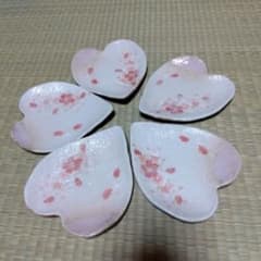 花びら型　お皿５枚のサムネイル