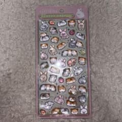 モルモット＆ウサギ BONBON DROP シールのサムネイル