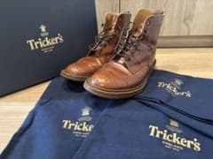 Tricker's カントリーブーツ ウィングチップのサムネイル