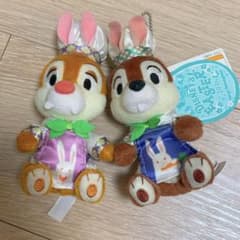 [신품 미사용] 칩 & 데일 봉제 인형 키 체인