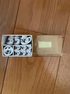 ミニチュア ティーセット 陶器製 花柄のサムネイル