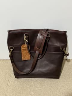 ヴァスコVASCO LEATHER NELSON 2WAY BAG ブラウンのサムネイル