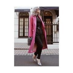 【即購入禁止様専用】eimy istoire チェスターコート ピンクのサムネイル