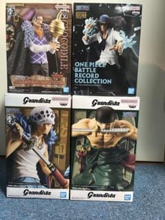 ONE PIECE フィギュア 4体セット ゾロ ロー クザン クロコダイル