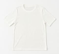 GU リブTシャツ 半袖 ホワイト 白 M レディースのサムネイル