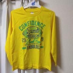 キッズ 長袖カットソー イエロー 130cmのサムネイル