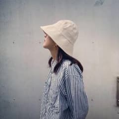 JIL SANDER ホワイト バケットハット S リネン バケットハット ウィメンズ | Jil Sander 公式オンラインストア