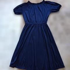 chocol raffine robe ネイビー 半袖ワンピースのサムネイル
