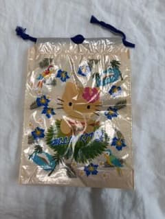 平成レトロ 激レア！ 日焼けハローキティ ダニエル ビニール巾着