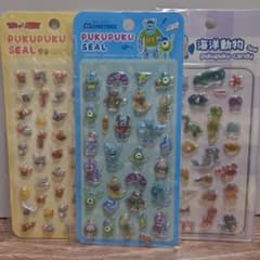 ぷくぷくシール 3枚セット トムとジェリー モンスターズインクのサムネイル
