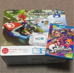 wiiU マリオカート8セット シロ おまけスプラトゥーンのサムネイル