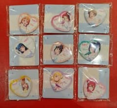 ラブライブ　サンシャイン ハート型缶バッジ モーリーファンタジー　缶バッチ　全種 ラブライブ サンシャイン ハート型缶バッジ モーリーファンタジー 缶