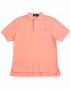 【美品 L】RALPH LAUREN ラルフローレン ポロシャツ オレンジのサムネイル