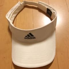 adidas アディダス サンバイザー  白 ★新品未使用のサムネイル