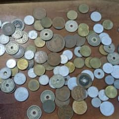 日本の古銭　昔のお金　100枚　Ｋ