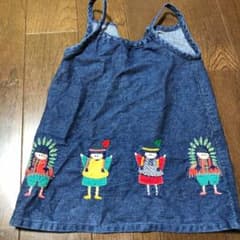 ＊ レトロ デニムキャミソールワンピース80 ＊のサムネイル