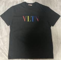 VLTN グラデーションロゴ 半袖Tシャツ ブラック Mサイズ - メルカリ