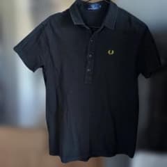 FRED PERRY ポロシャツ ブラック Lサイズ - メルカリ