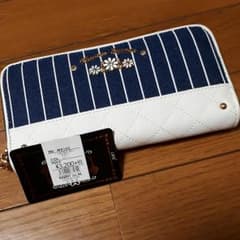 長財布【新品】 デニム ストライプのサムネイル
