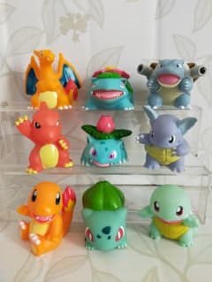 ポケモンキッズ　ゆび人形　色違い　フシギダネ　フシギソウ　フシギバナ　6体セット ポケモンキッズ ゆび人形 色違い フシギダネ フシギソウ フシギバナ 6