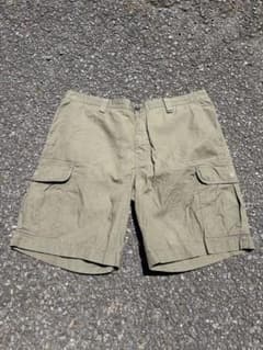 CHAP カーゴショートパンツ リップストップ　格子状　オリーブのサムネイル