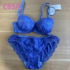 Risa Magli ブラジャー C65/80 ショーツ Lセット ブルー - メルカリ