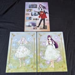 [Rare and in excellent condition] Funeral Frieren　Set of 3 clear files - FamilyMart collaboration