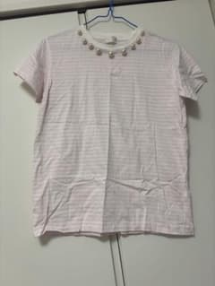 SONO パールビッグボタンボーダーTシャツのサムネイル