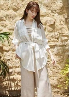 herlipto Cotton-blend Voile Sheer Shirtのサムネイル