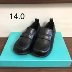 taka様専用　キッズ ローファー 黒　コムサイズム　14.0のサムネイル