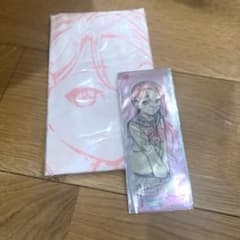 Aqours 러브라이브! 선샤인!! 사쿠라우치 리코 북마크 & 수건 5주년