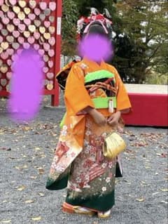 子供用 七五三 着物 ７歳　７点セットのサムネイル