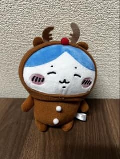 ちいかわハチワレ トナカイのぬいぐるみ 約15cmのサムネイル