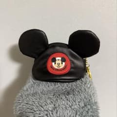 ミッキーイヤーハットキーチェーンポーチ コインケース キーホルダー ディズニーのサムネイル