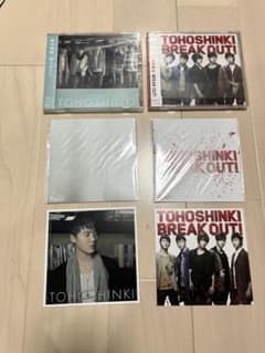 東方神起　時ヲ止メテ　BREAK OUT CD ジャケカ　セットのサムネイル