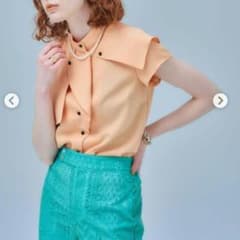 STUDIOUS - ターンフライハーフスリーブブラウス ユナイテッドトウキョウ u*様 【美品】UNITED TOKYO ターンフライハーフスリーブブラウス