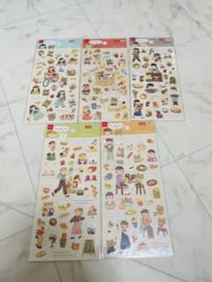 大人気 ダイソーシール ピクニック パーティー カフェ ベーカリー イーティングのサムネイル