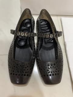 美品》ジミーチュウ THE JELLY バレリーナ フラット 38 - メルカリ